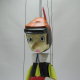 Marionnette pinocchio 20 cm bois artisanat