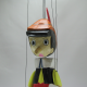 Marionnette pinocchio bois 85cm artisanat