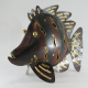 Poisson métal artisanat jardin maison