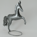 Cheval métal artisanat jardin maison