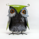 Hibou métal artisanat jardin maison