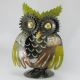Bougeoir hibou métal