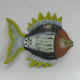 Décor mural poisson -réalisation artisanale en métal