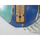 Thermomètre mural poisson métal