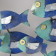 Décor mural poissons -réalisation artisanale en métal