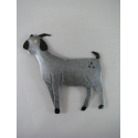 2 Magnets chèvre-mouton métal