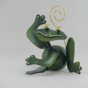 Porte-photo grenouille artisanat métal
